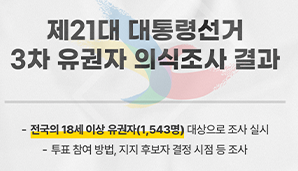 [제21대 대통령선거] 3차 유권자 의식조사 결과