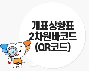 개표상황표 2차원바코드(QR코드)